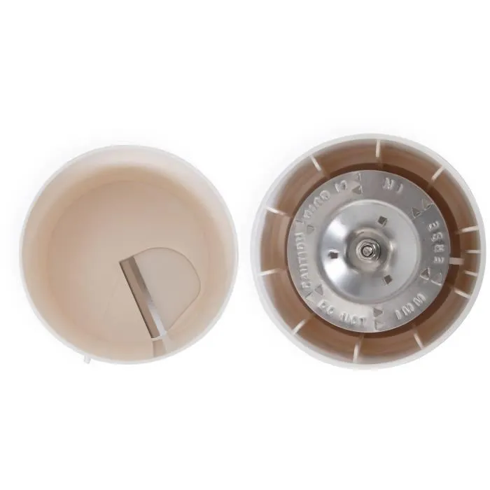 Livoo DOM462 Appareil à glace pilée automatique, capacité 150 mL, 2 tailles (fine/gros), réservoir et lame en acier inoxydable