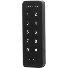 Nuki Nuki Keypad - Digicode Bluetooth sans clé pour serrure connectée, noir, en applique