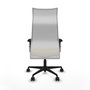 Piqueras y Crespo Albacete Chaise de Bureau Crème et Blanc