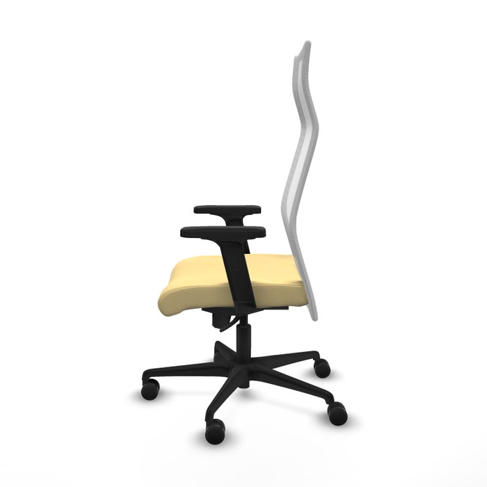 Piqueras y Crespo Albacete Chaise de Bureau Crème et Blanc Piqueras y Crespo Albacete Chaise de Bureau Crème et Blanc