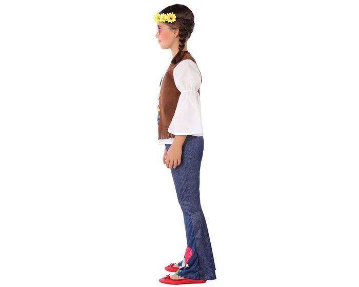 BigBuy Carnival Déguisement Hippie pour Fille 7-9 Ans BigBuy Carnival Déguisement Hippie pour Fille 7-9 Ans