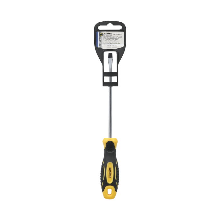 WOLFPACK LINEA PROFESIONAL Tournevis bimatériau embout plat 5x125 mm