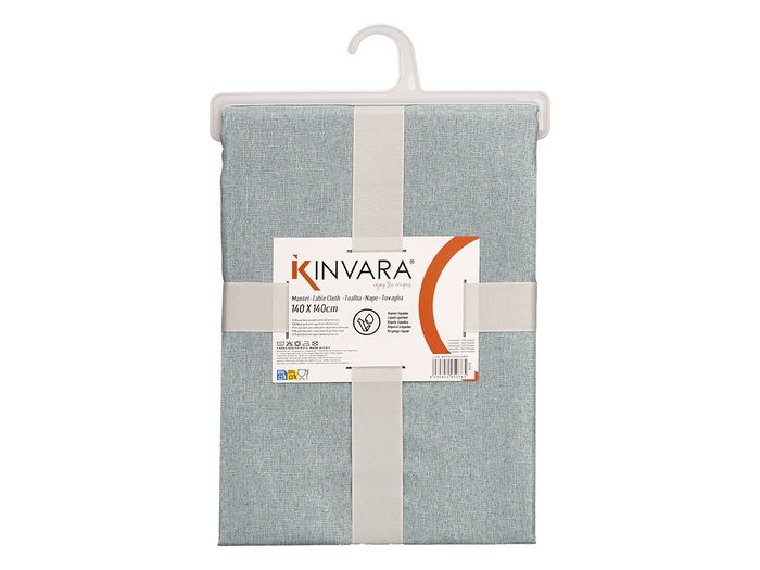 KINVARA Nappe en Polyester 140x180cm Bleu Palo
