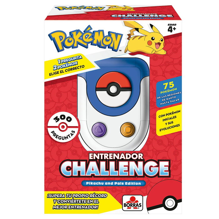Borras Jeu de Société Pokémon Trainer Challenge 19828 - Démontre Tes Compétences de Dresseur - Recommandé +4 Ans