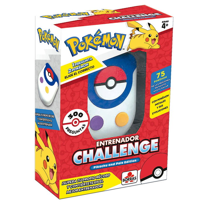 Borras Jeu de Société Pokémon Trainer Challenge 19828 - Démontre Tes Compétences de Dresseur - Recommandé +4 Ans