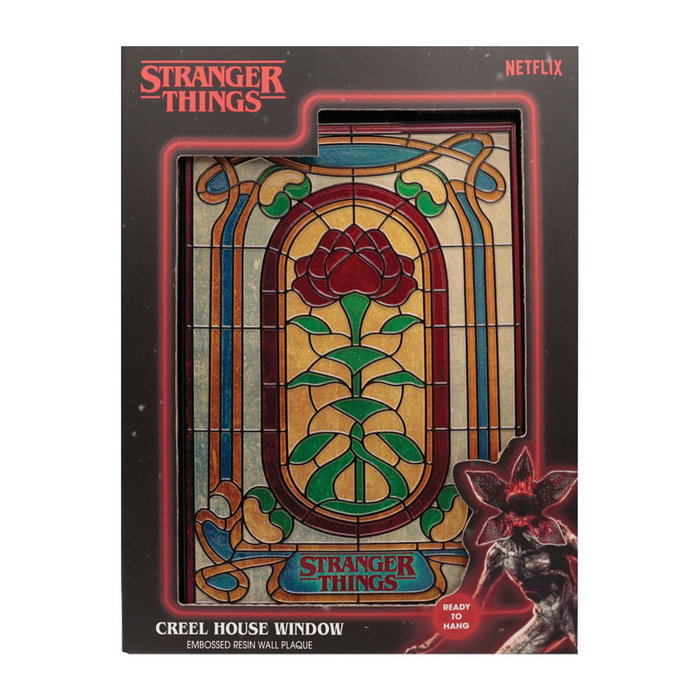 Stranger Things panneau résine Creel House Stained Glass Window