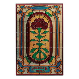 Stranger Things panneau résine Creel House Stained Glass Window