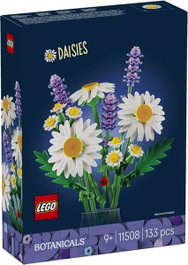 LEGO Botanicals 11508 Marguerites - Bouquet de Fleurs Artificielles de 133 pièces