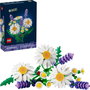 LEGO Botanicals Marguerites 11508, Bouquet de Fleurs Artificiel avec Lavande et Coccinelle