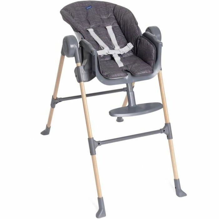 Chicco Polly Essential - Chaise haute évolutive Gris Coal
