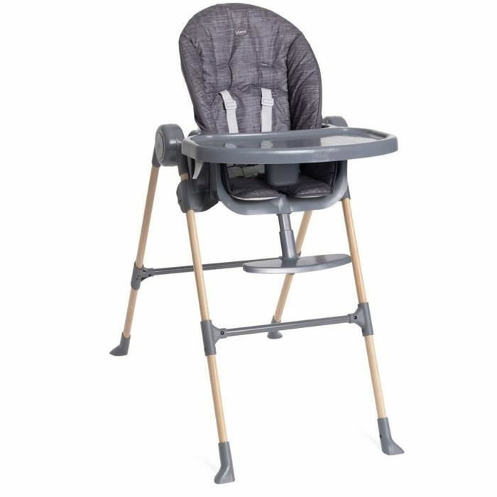 Chicco Polly Essential - Chaise haute évolutive Gris Coal