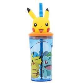 Pokemon - Verre avec figure 3D Distorsion - 360 ml