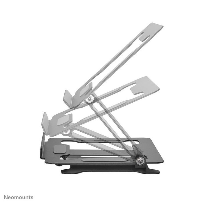 Neomounts DS20-740BL1 Support Universel Pilote pour Ordinateur Portable Portable Noir - Hauteur Réglable 1.7 à 16.8 cm, Compatible 11 à 15 Pouces, Jusqu'à 5 kg