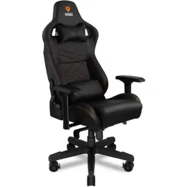 Yenkee Chaise Gaming Forsage XL - YGC 200BK - Accoudoirs Réglables Hauteur/Angle/Longueur, Base Métal, 150 kg Max, Siège 40x51 cm