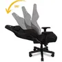 Yenkee Chaise Gaming Forsage XL - YGC 200BK - Accoudoirs Réglables Hauteur/Angle/Longueur, Base Métal, 150 kg Max, Siège 40x51 cm