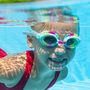 Bestway 21099 Lunettes de natation enfant avec sangle silicone anti-buée couleur assortie +3 ans