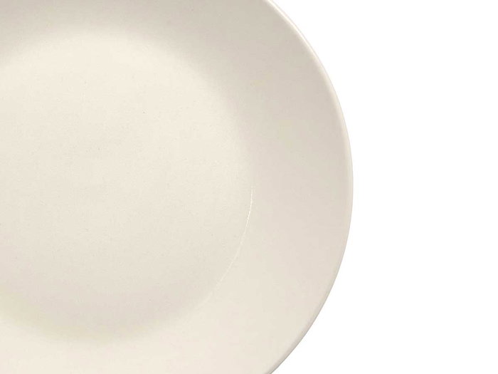 VESSIA Plat à dessert en porcelaine lisse blanc 19,3 cm VESSIA Plat à dessert en porcelaine lisse blanc 19,3 cm