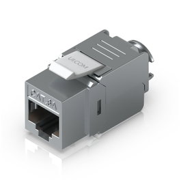Ubiquiti Keystone Jack Toolless Cat6A - Lot de 12 Prises Ethernet pour Installation Facile sur Panneau de Brassage