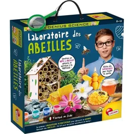 Lisciani Giochi I'M A GENIUS - Kit Scientifique Laboratoire des Abeilles avec Expériences sur la Pollinisation et le Miel pour Enfants de 7 à 12 Ans