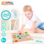WOOMAX - Jeu éducatif Calendrier Disney pour apprendre les jours, la météo, les saisons, les mois et les heures - Taille du tableau 30x30x3.5 cm - À partir de 5 ans