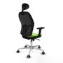 Piqueras y Crespo Chaise de Bureau avec Appui-tête 2D086G1 Pistache