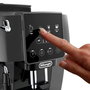 DeLonghi Machine à café automatique ECAM 220.22.GB - Noire, avec broyeur intégré et cappuccino système