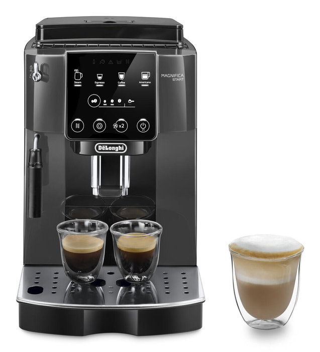 De'Longhi Machine à Café Automatique ECAM220.22.GB Noir/Gris De'Longhi Machine à Café Automatique ECAM220.22.GB Noir/Gris