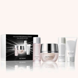 Sensai - Kit Cellular Performance avec crème 40ml, lotion 20ml, huile démaquillante 30ml et savon 30ml