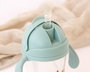 KioKids Tasse D'apprentissage Étape 3 avec Paille Anticolique, 300 ml, pour Bébé +6 Mois, Collection Honey Little Sauvages, Couleur Sauge