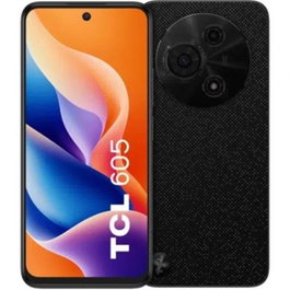 TCL 605 4G Smartphone 4+10 Go RAM 128 Go Noir Écran 6.7" HD+ 90Hz Batterie 5200mAh Android 15 IP54