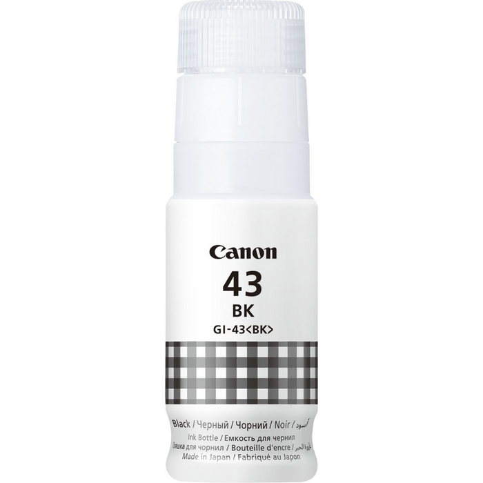 Canon Cartouche d'encre GI-43 Noir (4698C001) - Encre noire pour imprimantes Canon Pixma Canon Cartouche d'encre GI-43 Noir (4698C001) - Encre noire pour imprimantes Canon Pixma