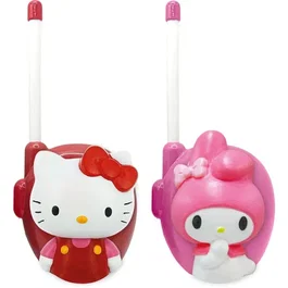 Kids Licensing - Talkie-walkie 3D Hello Kitty pour Enfants à partir de 4 ans - Portée 50 m