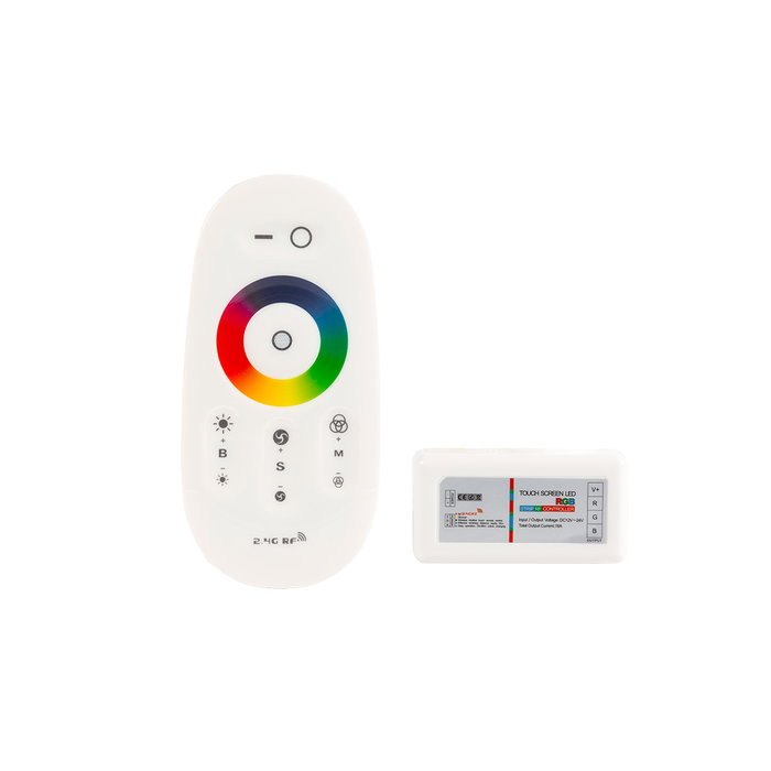 Contrôleur Tactile pour Bande de LED RVB 12/24VDC 216/432W 50M Contrôleur Tactile pour Bande de LED RVB 12/24VDC 216/432W 50M