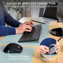 Cherry Stream Desktop Comfort Clavier et Souris sans fil 2,4 GHz Noir AZERTY
