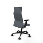 Piqueras Y Crespo Fauteuil Albacete Gris avec Mécanisme Synchrone et Accoudoirs 2D