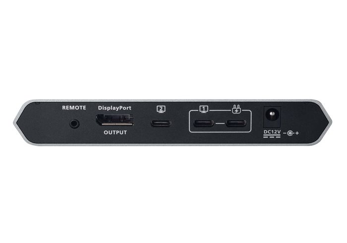 Aten US3311 - Station d'accueil KVM USB-C 2 ports avec affichage 4K@60Hz DisplayPort, switch 2 ordinateurs vers 1 écran, 4 ports USB 3.2, Power Delivery 100W