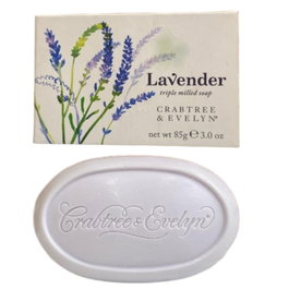 Crabtree & Evelyn Pain de savon hydratant à la lavande 85 g