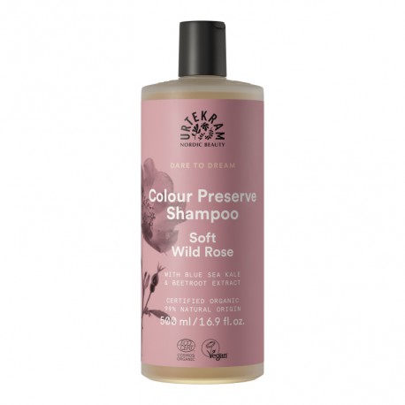 URTEKRAM Soft Wild Rose Shampooing Protecteur 500 ml