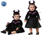 Déguisement de sorcière pour bébé fille 6-12 mois - Robe noire avec col en ruche et col lila - Halloween, contes