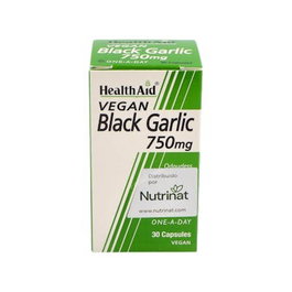 Health Aid Ajo Negro (Black Garlic) 750mg 30 capsules