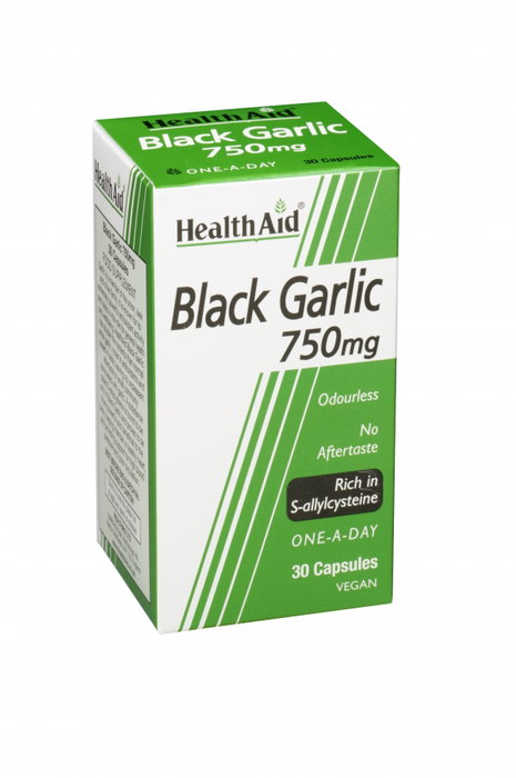 HEALTH AID Ail noir riche en S-allylcystéine 30 capsules HEALTH AID Ail noir riche en S-allylcystéine 30 capsules