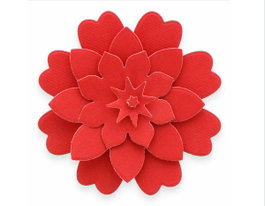 Misskuty Ensemble de 4 emporte-pièces fins ZAG Fleurs et Plantes