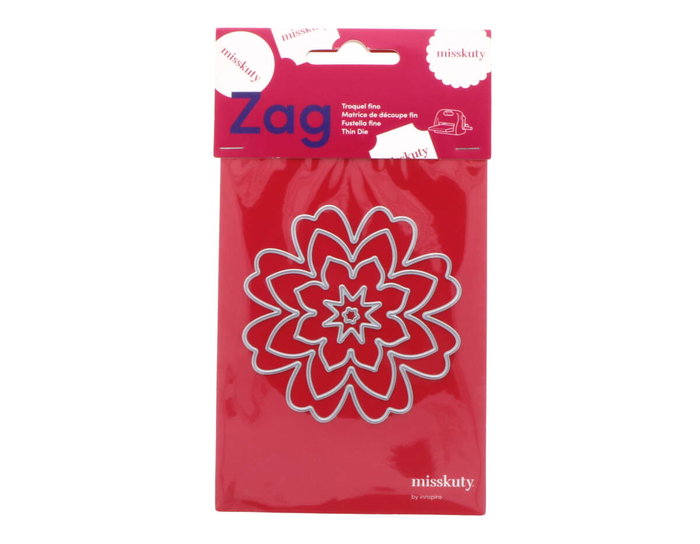 Misskuty Ensemble de 4 emporte-pièces fins ZAG Fleurs et Plantes