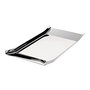 Alessi 90068 - Bandeau rectangulaire en acier inoxydable 18/10 pour service, design par Enzo Mari
