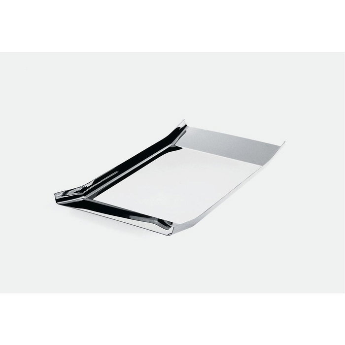 Alessi 90068 - Bandeau rectangulaire en acier inoxydable 18/10 pour service, design par Enzo Mari