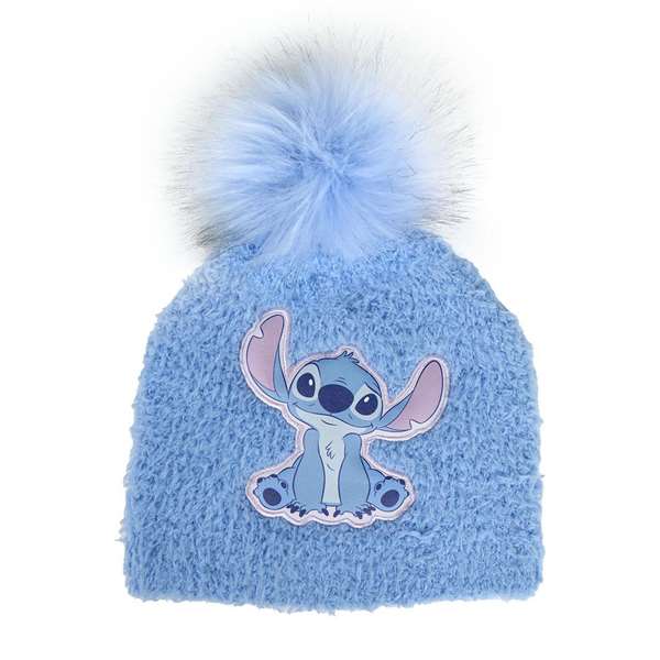 Cerdá - Bonnet Stitch Tu:T.Unica en laine - Bonnet pour enfant à partir de 3 ans - Coloris Blue Cerdá - Bonnet Stitch Tu:T.Unica en laine - Bonnet pour enfant à partir de 3 ans - Coloris Blue