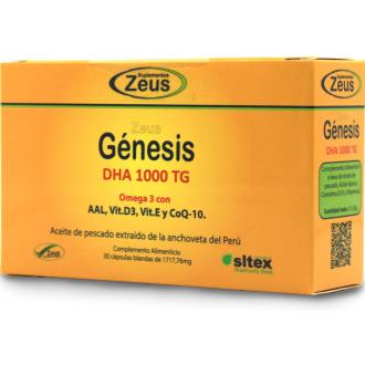 ZEUS GENESIS DHA TG 1000 Omega 3, 30 capsules ZEUS GENESIS DHA TG 1000 Omega 3, 30 capsules