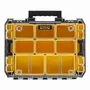 Stanley Fatmax Organiseur à compartiments modulaires PRO-STACK, 10 compartiments amovibles, couvercle transparent, capacité 7.8L, boîte de rangement FMST82967-1