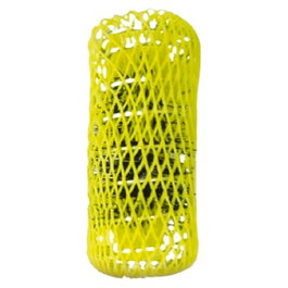 Bifull Lot de 6 bigoudis à maille avec brosse en nylon 32mm