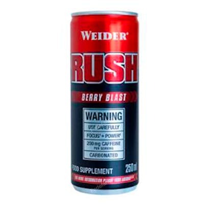 WEIDER RUSH Berryblast 250ml x 24 WEIDER RUSH Berryblast 250ml x 24